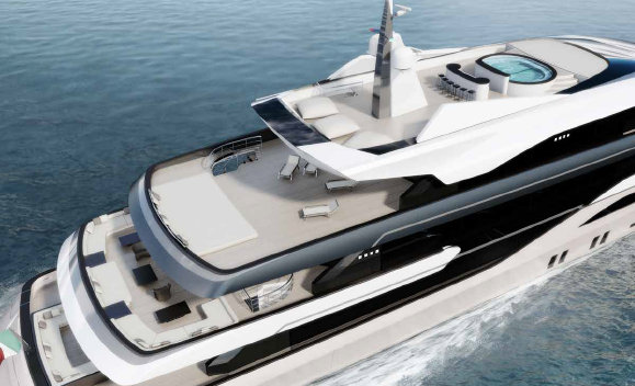 QS Benetti Innovation 70 superyacht concept - Exterior — Yacht Charter ...