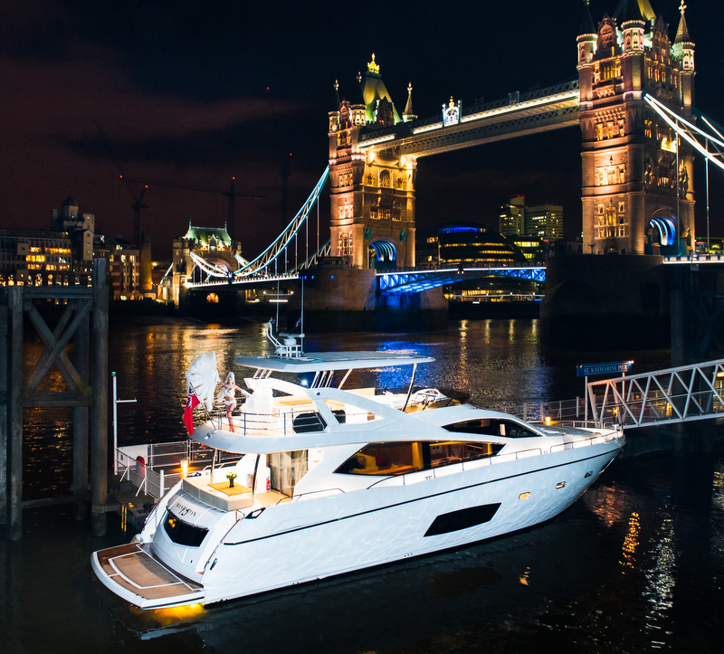 yacht ride london