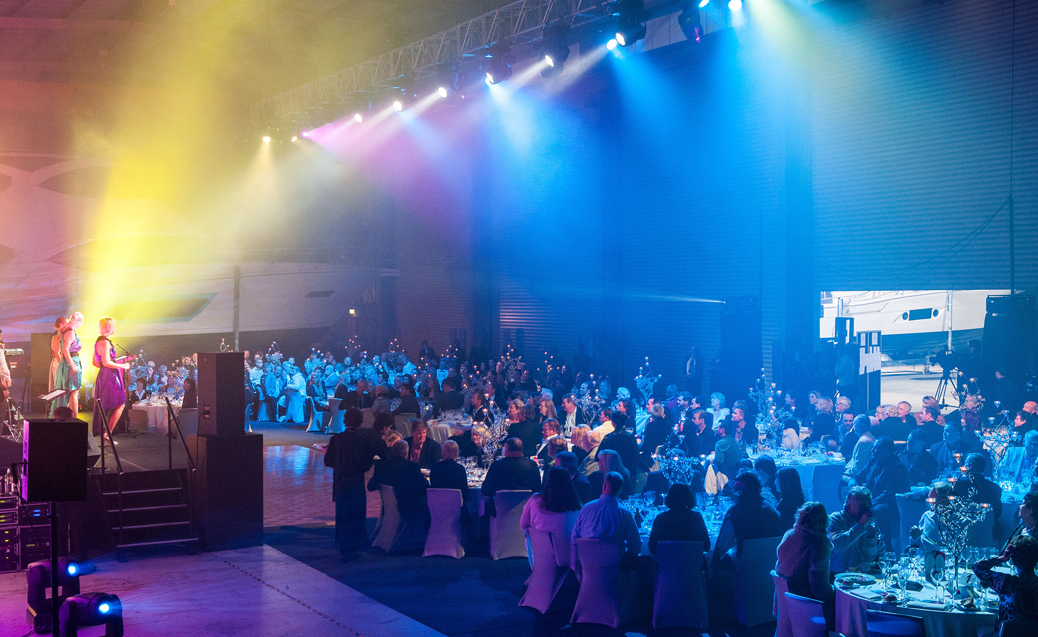 The gala dinner is one of the highlights of the four day Riviera ...