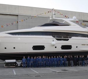 Luxury motor yacht Ferretti 960 launched by Ferretti Yachts