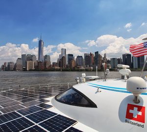 PlanetSolar reached Boston on June 22, 2013