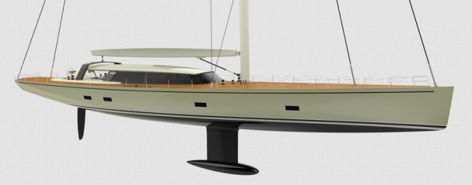 Ks Yachts introduce new 120-foot sailing yacht Ks 120 Raised Deckhouse ...