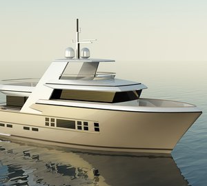 Keel laying of Drettmann's new 24m Explorer Yacht at Acico in the Netherlands