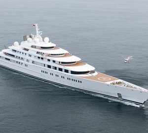 Photos of Lurssen Yacht AZZAM successfully completing her sea trials