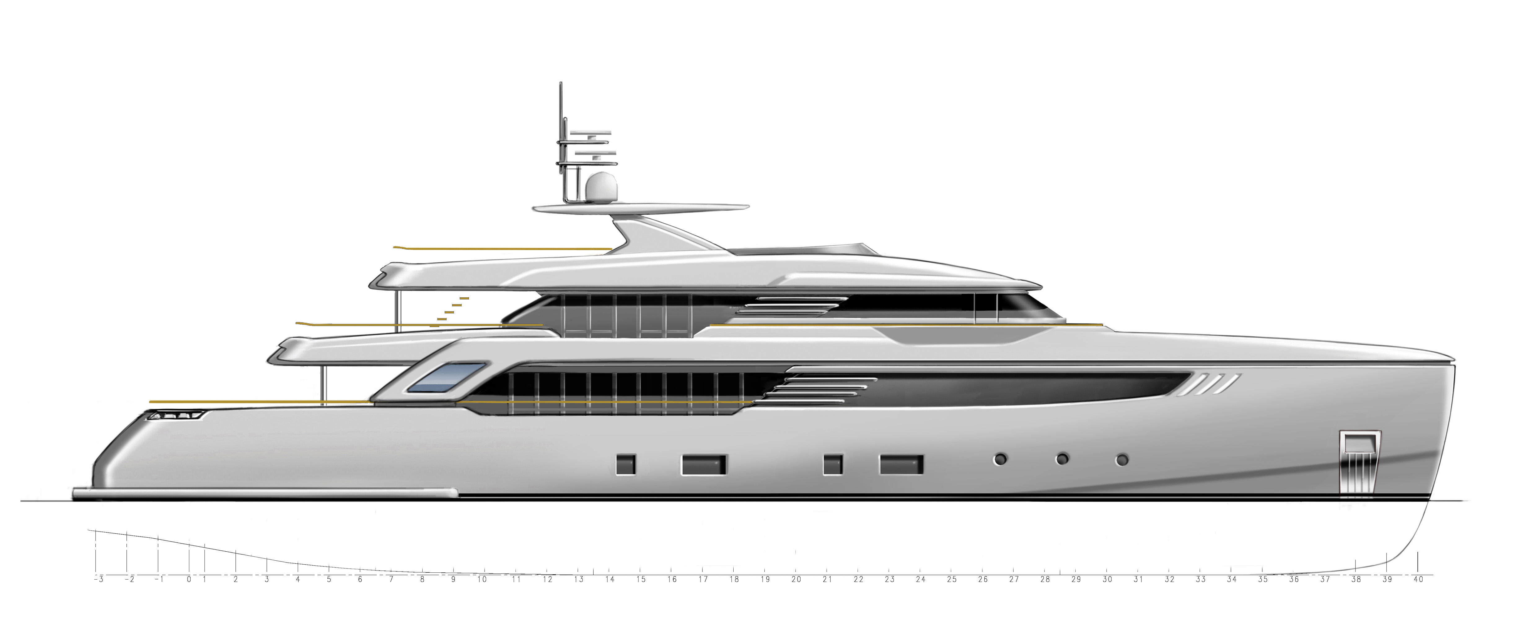 yacht bow design