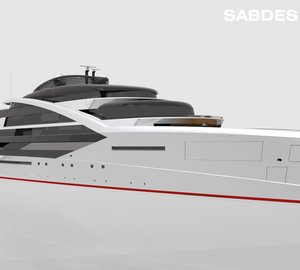SABDES Superyacht Design nominated for IY&A Award 2014 with 145m mega yacht 'Project X'