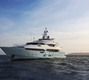 First shots of Sunseeker 155 superyacht BLUSH at sea