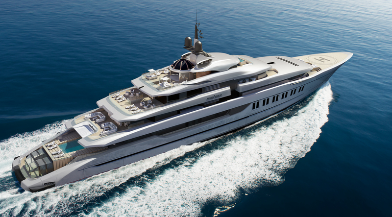 110m super yacht Primadonna (DP028) concept by Oceanco and Hot Lab ...