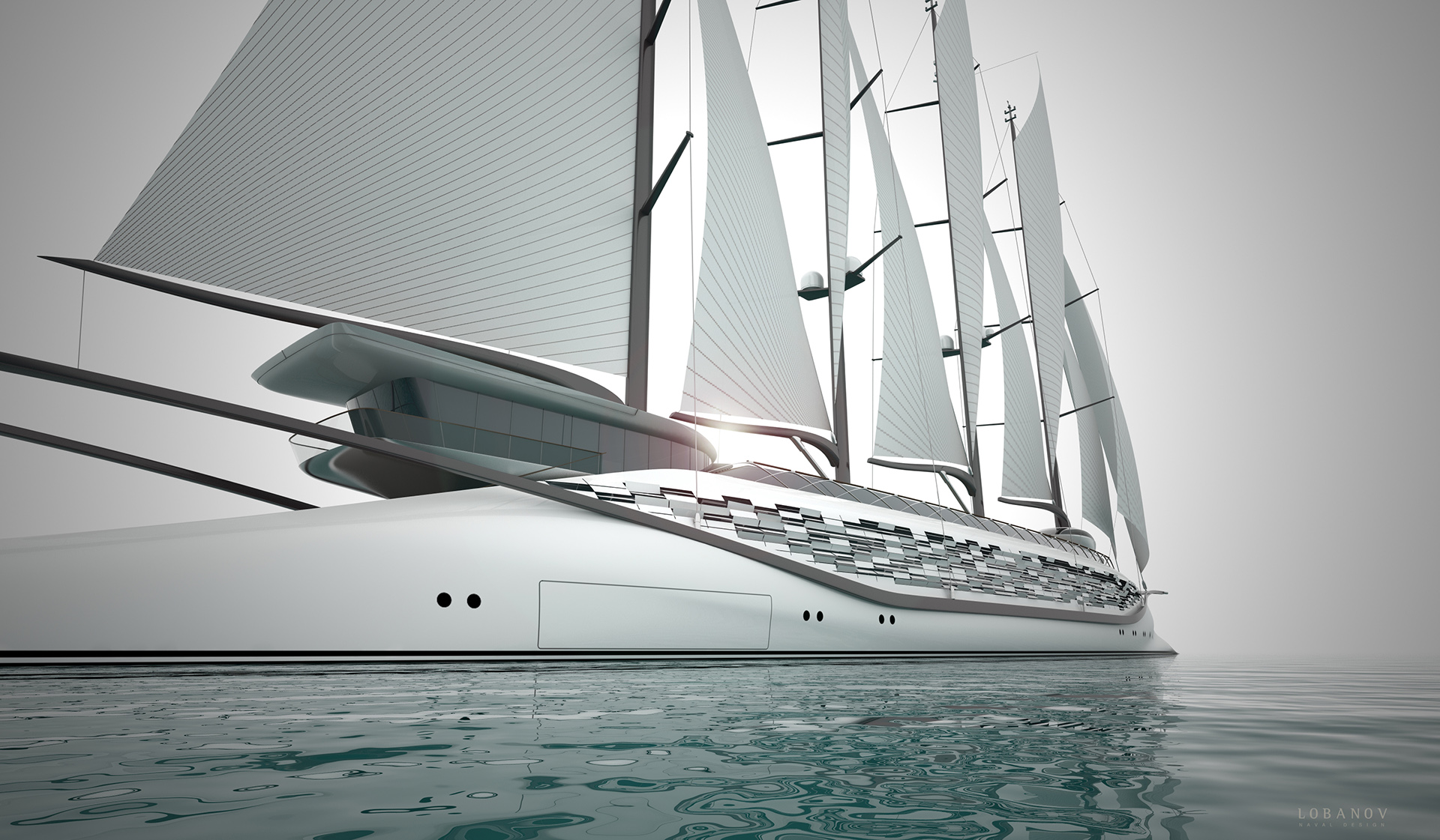 Яхта с широким корпусом 7 букв сканворд. Яхта-шхуна "Phoenicia II. Yacht Phoenicia II Concept. Парусная яхта Финикия. Парусная мегаяхта концепт.