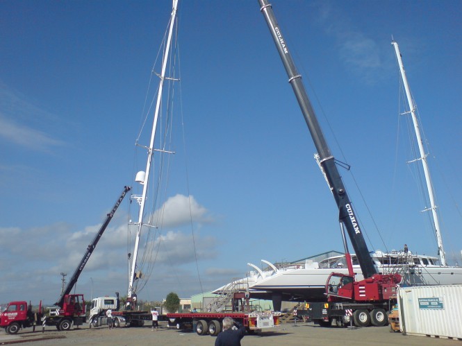 42m Catamaran Ketch Rig Removal — Yacht Charter And Superyacht News