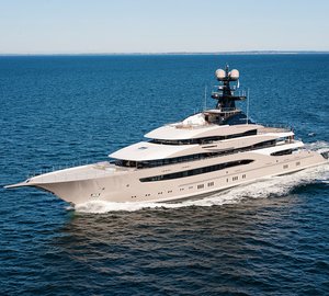 95m Mega Yacht KISMET (Project Global) finishes sea trials