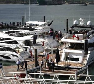 Sunseeker at currently running PSP Southampton Boat Show 2014