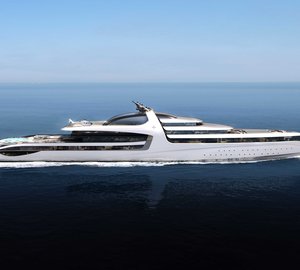 Impressive 145m motor yacht X-FORCE concept unveiled by Admiral Yachts