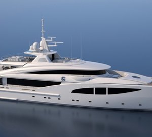 ISA 66M motor yacht ROUTE 66 under construction
