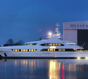 Launch of Heesen motor yacht ASYA (YN 16947)