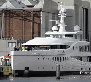 Photos of new 60m LE199 motor yacht MADAME KATE launched by Amels 