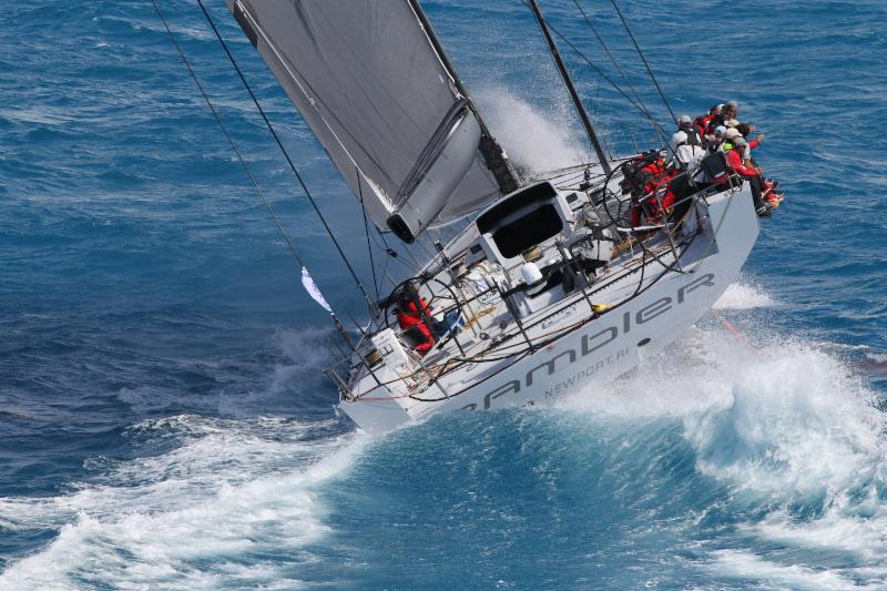 George David's Rambler 88 in the 2015 RORC Caribbean 600 © Tim Wright ...