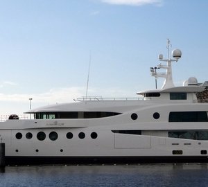 Sea trials for AMELS LE199 Mega Yacht MADAME KATE