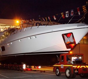 Brand New Mangusta 110 Motor Yacht Hull #2 Launched