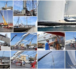 Majestic 45m Vitters Sailing Yacht LADY B completes full rigging program with RSB Rigging Solutions