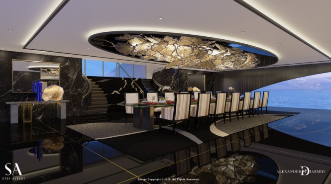 Opulent Interior Design For Striking 87m Mega Yacht Iwana By