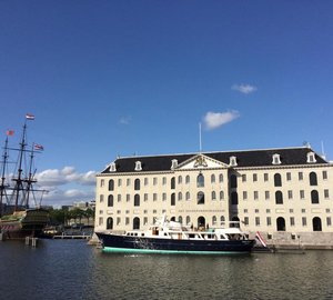 Newly refitted FEADSHIP classic motor yacht SANTA MARIA celebrates her re-launch