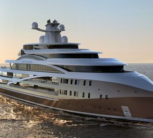 New 103m Explorer Mega Yacht SEA HAWK project to be presented by Hawk Yachts at MYS 2015