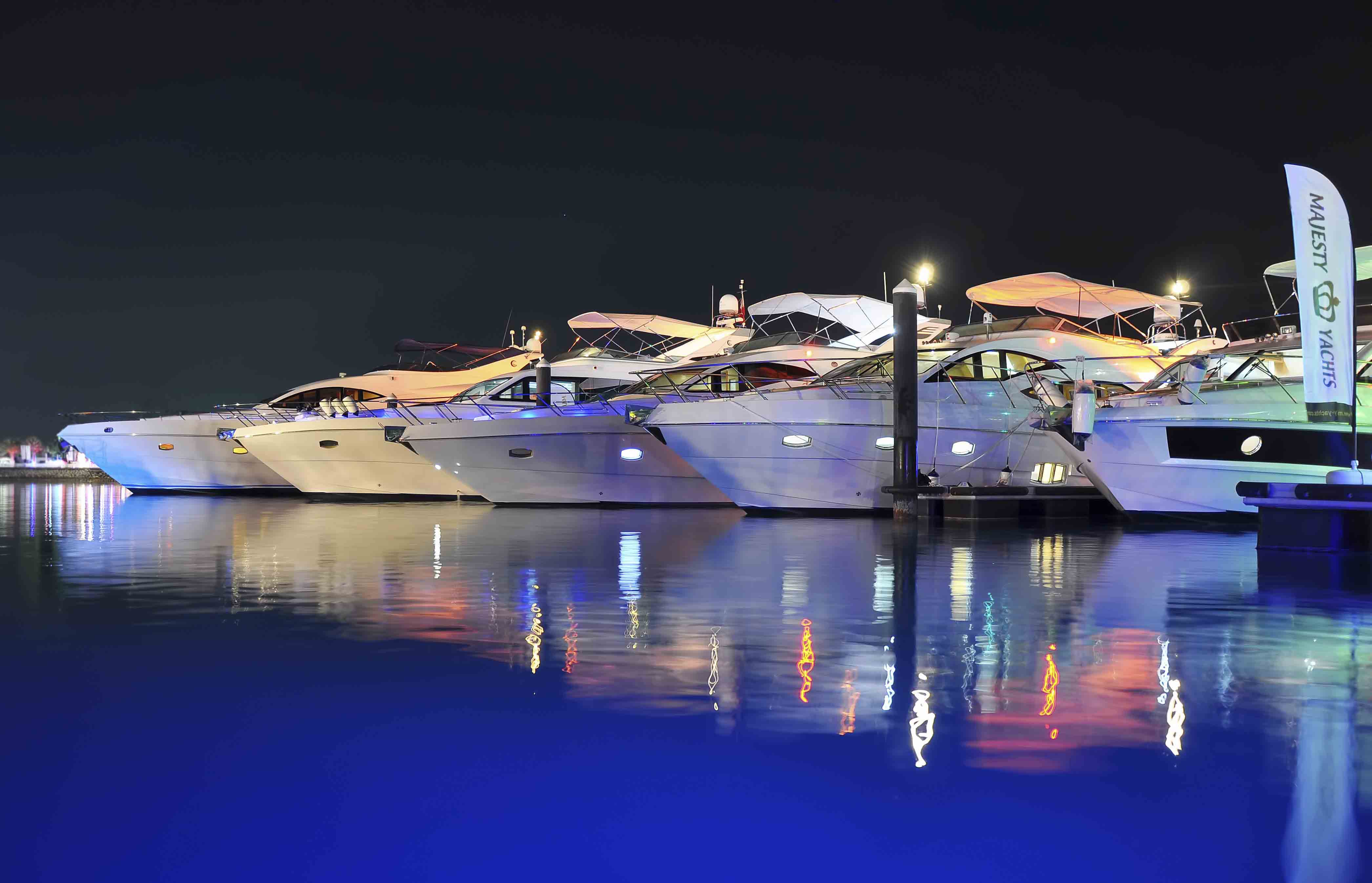 Gulf Crafts Fleet Of Luxury Yachts At Last Years Qatar International 