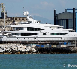 56m QUEEN MAVIA Superyacht (ex Lady Christine) By Oceanco Spotted in Italy