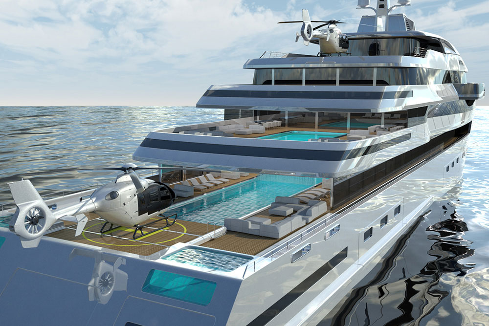 Luxury Yachts Deck