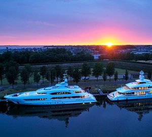 Heesen Superyachts BookEnds (ex. Project Ruya) and Home in Hellevoetsluis