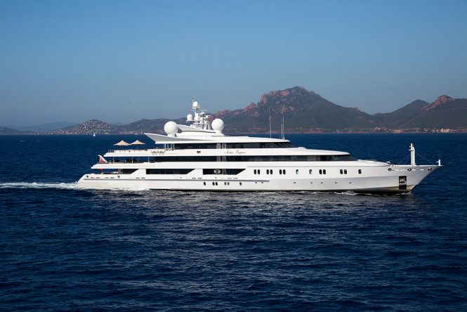 Charter the incredible M/Y Indian Empress throughout the Mediterranean ...