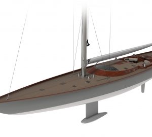Spirit Yachts unveils largest wooden yacht concept since 1930s Shamrock V