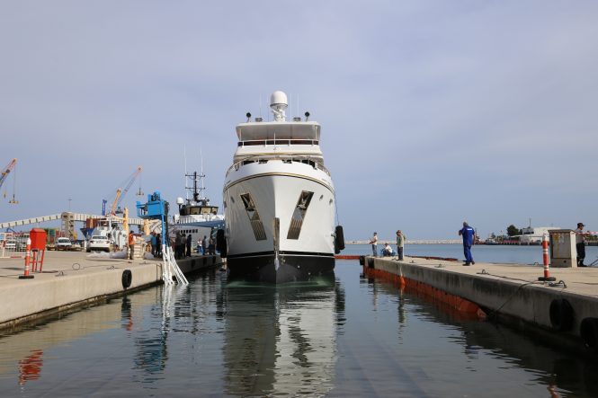BEYOND CAPRICORN yacht re-launched after refit