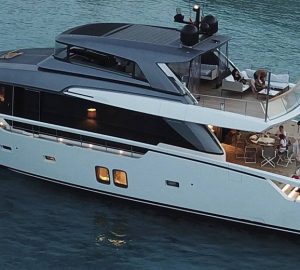 Brand-new 26m motor yacht OZONE now for charter in the Mediterranean