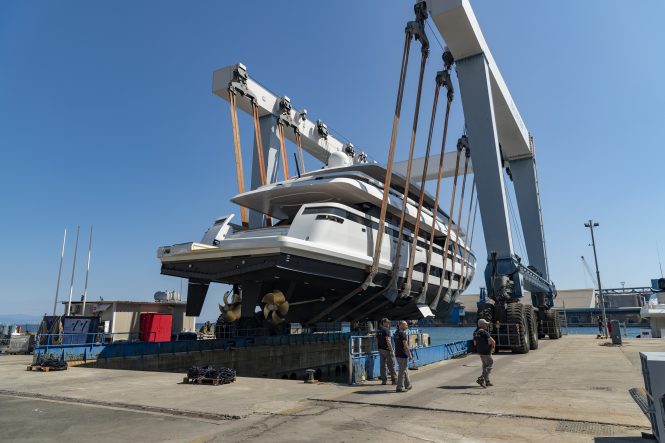 M/Y L.A.U.L launched at Palumbo Superyachts in Italy — Yacht Charter ...