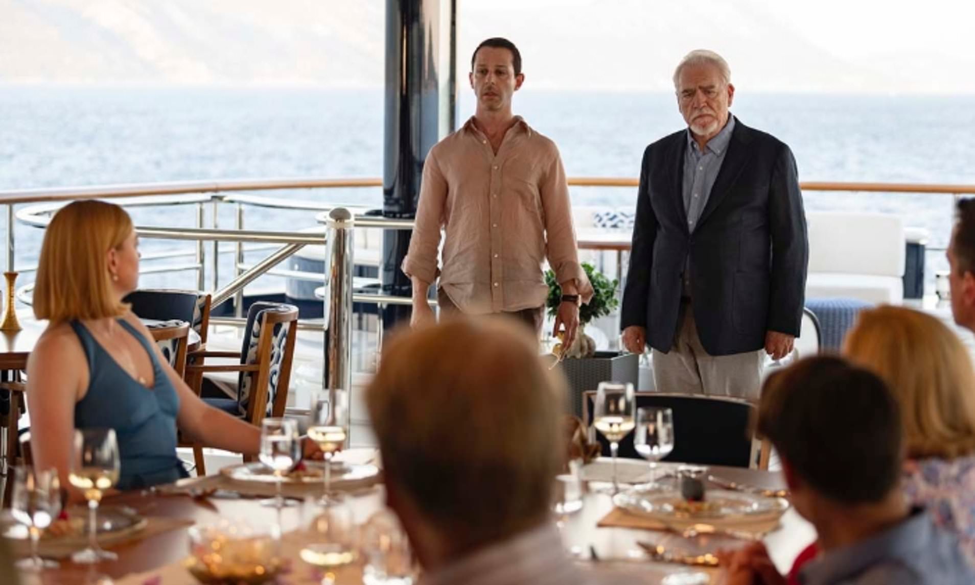 Season 2 finale of Succession filmed on board Mega Yacht Solandge ...