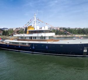 Striking 56m explorer yacht Blue II launched by Turquoise Yachts