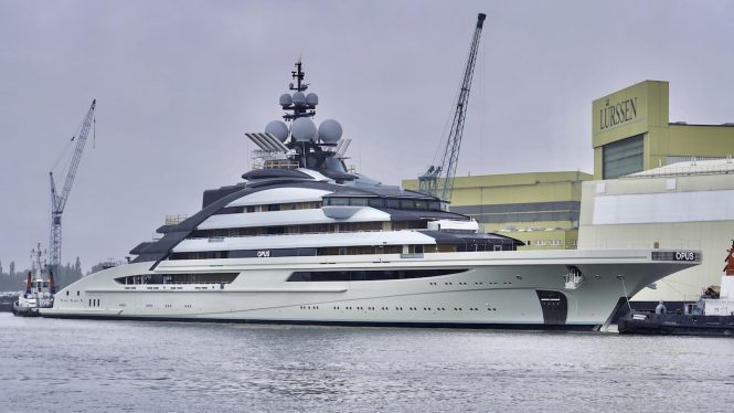 142m superyacht Opus launched at Lürssen — Yacht Charter & Superyacht News