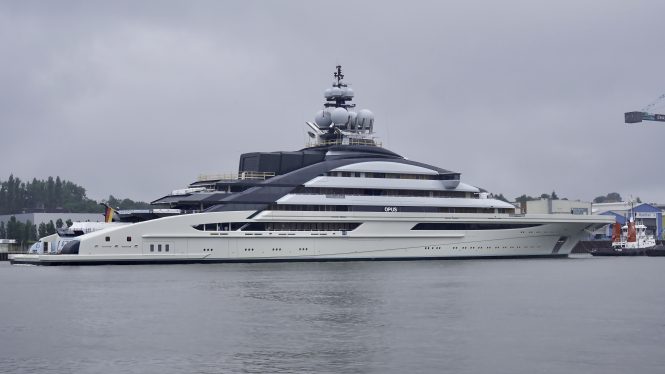 142m superyacht Opus launched at Lürssen — Yacht Charter & Superyacht News