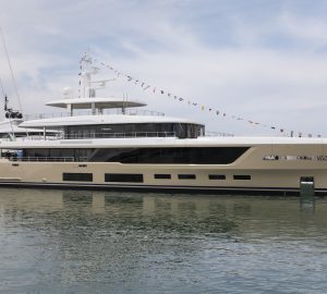 48m Benetti luxury yacht Hawa launched in Italy