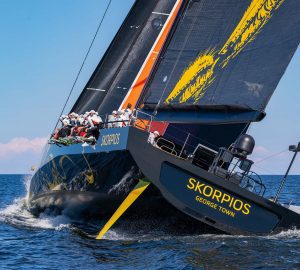 Nautor’s Swan launches new flagship, sailing yacht SKORPIOS