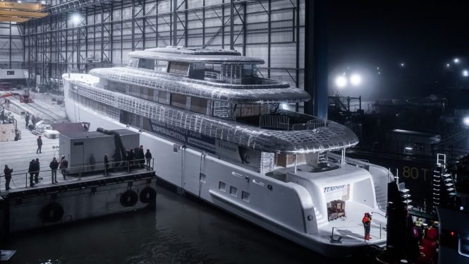 Technical launch of Feadship luxury yacht PROJECT 823 complete — Yacht ...