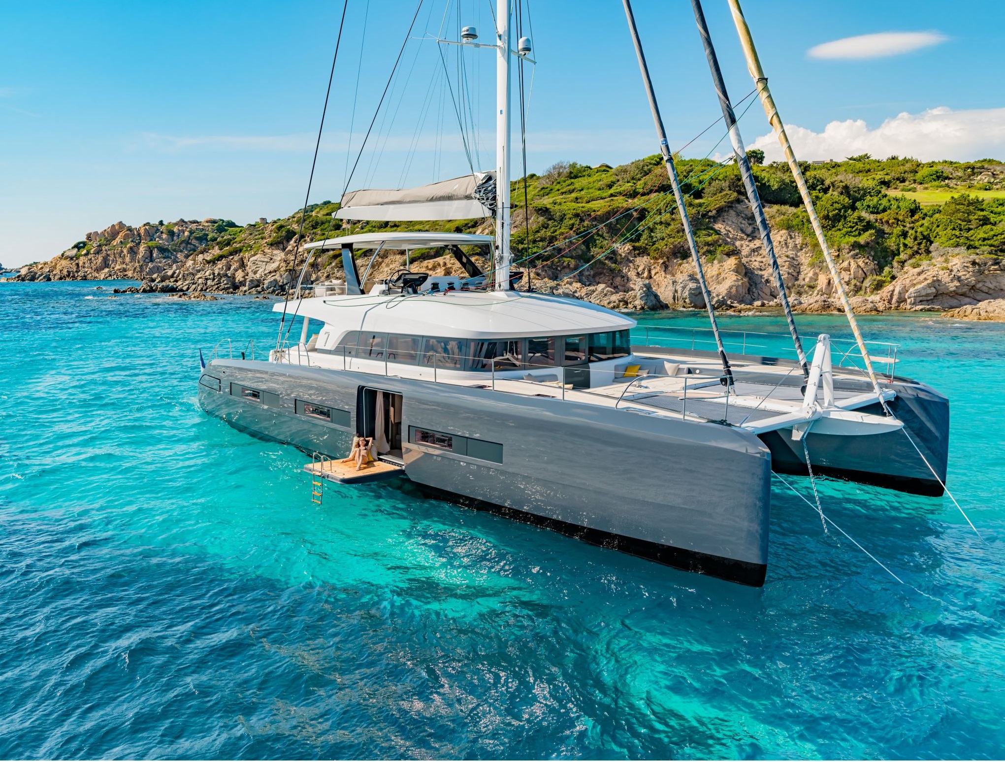 luxury charter catamarans