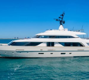 34m motor yacht PHOENIX now available for charter throughout the Caribbean