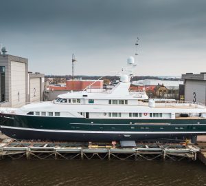 Classic 50m Feadship super yacht EMERALD (ex Legacy V) is renamed after refit