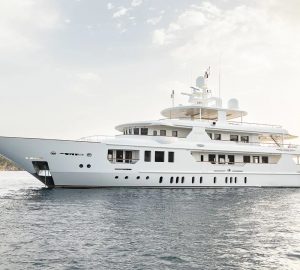 44m luxury yacht HEMABEJO is ready to show off her recent refit to charter guests on cruises around the Mediterranean