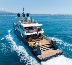 41m LADY JADE yacht completes refit at Lusben shipyard