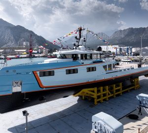 53m support yacht FIVE OCEANS launched by Damen Yachting