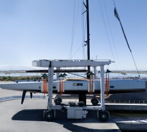 Sailing yacht GALMA – the first wallywind110 – is launched by Wally Yachts